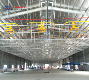 dây chuyền sơn treo