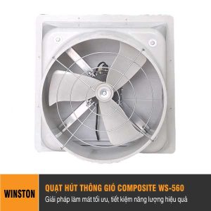 quạt hút thông gió composite ws 560