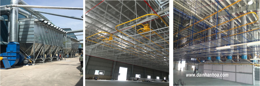 Lắp đặt dây chuyền phun sơn tại bình dương